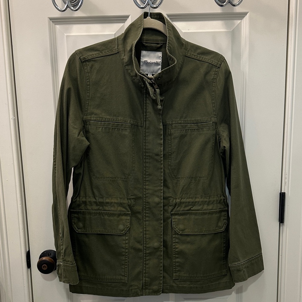 Madewell Utility Jacket in Army Green